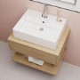 White Square Countertop Basin 497mm - Bowen