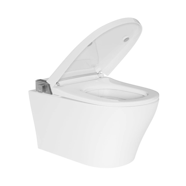 Wall Hung Smart Bidet Japanese Toilet with Heated Seat - Purificare