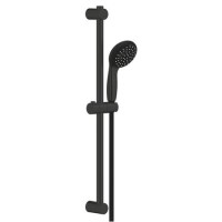 Grohe QuickFix Vitalio Start  Black Round Adjustable Height Slide Rail Kit with Hand Shower