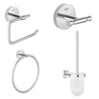 Grohe BauCosmopolitan 4 Piece Bathroom Accessory Pack