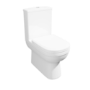 Close Coupled Closed Back Toilet with Soft Close Seat - Addison