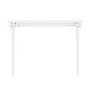 Small & Narrow White Radiator Cover - 115cm - Ava