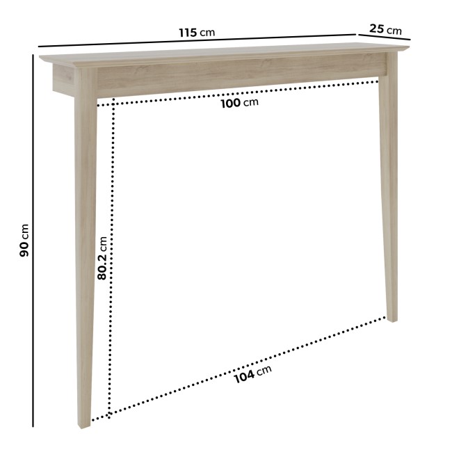 Small & Narrow Unfinished Radiator Cover - 115cm - Ava