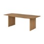 Large Oak Extendable Dining Table - 180-220cm - Seats 6 - 8 - Mia