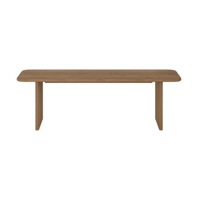 Large Rustic Oak Dining Bench  -  147cm  -  Seats 2  -  Mia