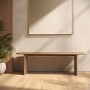 Large Oak Hallway Bench - Seats 3 - Mia