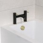 Black & Brass Bath Mixer - Arissa