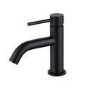 Black Round Bottle Trap and Cloakroom Basin Tap Set - Arissa