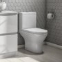 Close Coupled Short Projection Toilet with Soft Close Seat - Portland