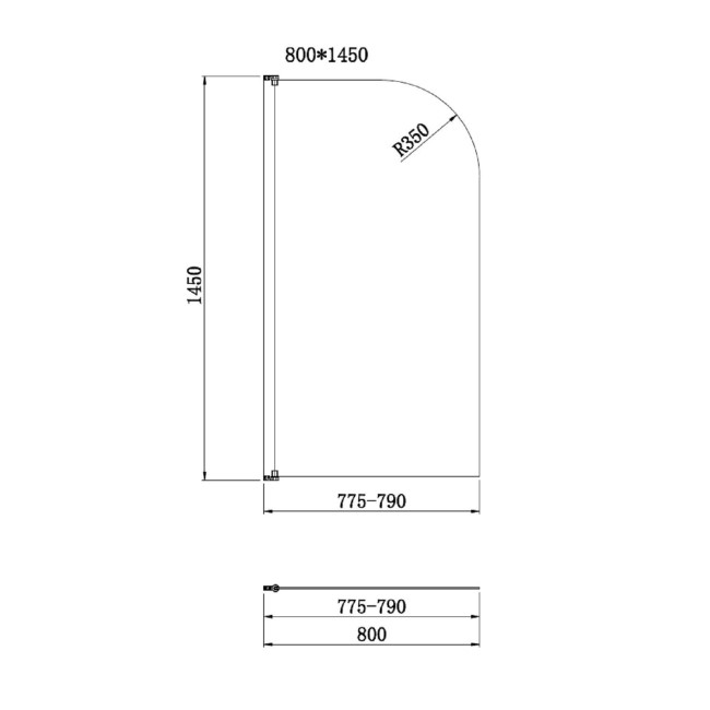 1500mm Shower Bath Suite with Toilet Basin & Panels - Alton