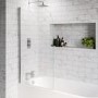 1800mm Shower Bath Suite with Toilet Basin & Panels - Alton