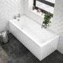 Rutland Square Single Ended Bath - 1800 x 800mm