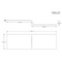 1700mm L Shaped Acrylic Bath Front Panel - Lomax