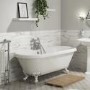 Traditional Double Ended Freestanding Bath Suite with Toilet & Basin - Park Royal