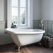 Freestanding Single Ended Roll Top Slipper Bath with Chrome Feet 1700 x 710mm - Park Royal