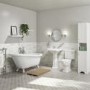 Traditional 1690mm Freestanding Slipper Bath Suite with Toilet & Basin - Park Royal