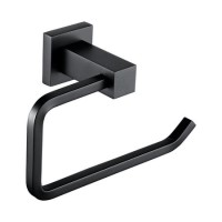 Black Toilet Roll Holder - Arissa