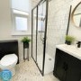 600mm Black Freestanding Vanity Unit with Basin - Camden