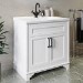 800mm White Freestanding Vanity Unit with Basin - Camden