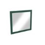 Rectangular Green Bathroom Mirror 750 x 700mm - Camden