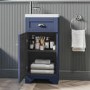 400mm Blue Cloakroom Vanity Unit with Basin - Baxenden