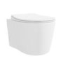 Wall Hung Rimless Toilet with Soft Close Seat - Alcor