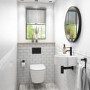 Alcor White Gloss Wall Hung Toilet and Basin Suite