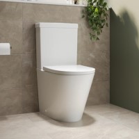 Close Coupled Rimless Toilet with Soft Close Seat - Newport