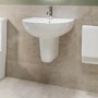 Modern Semi Pedestal Basin 550mm - Newport