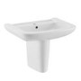 Modern Semi Pedestal Basin 605mm - Ashford