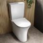 Close Coupled Rimless Comfort Height Toilet with Soft Close Slim Seat - Indiana