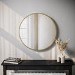 Round Gold Wall Mirror - 60cm - Alcor