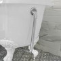 Traditional Exposed Bath Waste & Overflow - Chrome