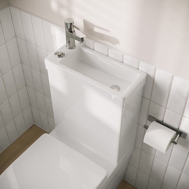 Close Coupled Toilet with Sink on Top - Legend