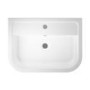 Close Coupled Corner Toilet and Semi Pedestal Basin Bathroom Suite - Seren