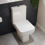 Close Coupled Toilet and Full Pedestal Basin Bathroom Suite - Seren