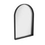 Arched Black Wall Mirror - 50 x 75mm - Empire