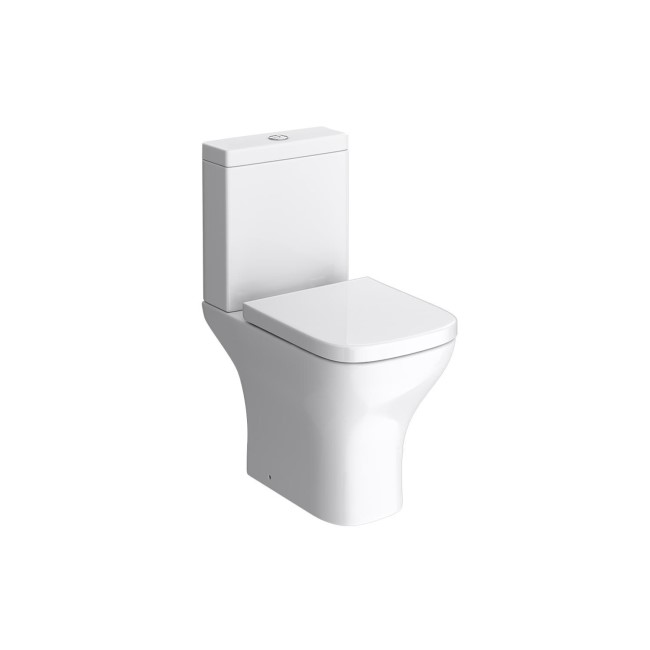 Close Coupled Rimless Comfort Height Toilet with Soft Close Seat - Austin