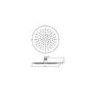 Brushed Brass Round Shower Head 250mm and Wall Arm - Arissa