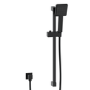 Black Dual Outlet Wall Mounted  Thermostatic Mixer Shower Set with Hand Shower - Zana