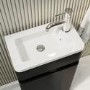 410mm Dark Grey Cloakroom Vanity Unit with Basin - Pendle