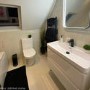 800mm White Wall Hung Vanity Unit with Basin - Pendle