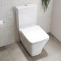 Close Coupled Rimless Toilet with Soft Close Seat - Boston