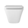 Wall Hung Toilet and Grey Gloss Basin Vanity Unit Cloakroom Suite - Ashford