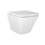 Wall Hung Toilet and White Gloss Basin Vanity Unit Cloakroom Suite - Ashford