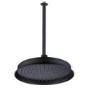 230mm Black Traditional Shower Head with Ceiling Arm
