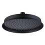 230mm Black Traditional Shower Head with Ceiling Arm
