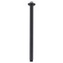 230mm Black Traditional Shower Head with Ceiling Arm
