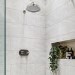 Chrome Single Outlet Wall Mounted Thermostatic Mixer Shower Set - Camden