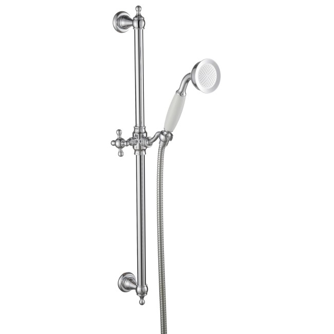 Chrome Single Outlet Thermostatic Mixer Shower Set with Hand Shower  - Camden